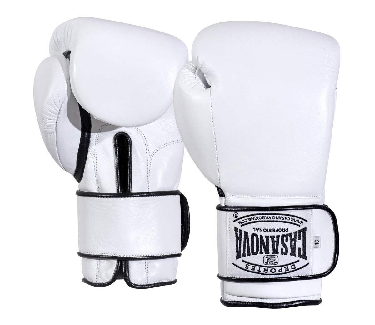NEW) Casanova® Boxing Professional Hook & Loop Boxing Gloves