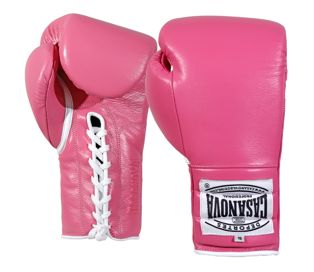 (NEW) Casanova Boxing Professional Lace-Up Boxing Gloves