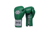Casanova Boxing® Professional Lace Up Training Gloves - Green