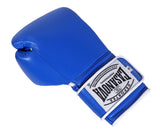 (NEW) Casanova® Boxing Professional Hook & Loop Boxing Gloves - Blue