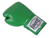 (NEW) Casanova® Boxing Professional Lace-Up Boxing Gloves - Green