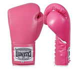 (NEW) Casanova® Boxing Professional Lace-Up Boxing Gloves - Pink