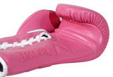 (NEW) Casanova® Boxing Professional Lace-Up Boxing Gloves - Pink