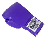 (NEW) Casanova® Boxing Professional Lace-Up Boxing Gloves - Purple