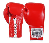 (NEW) Casanova® Boxing Professional Lace-Up Boxing Gloves - Red