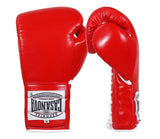 (NEW) Casanova® Boxing Professional Lace-Up Boxing Gloves - Red