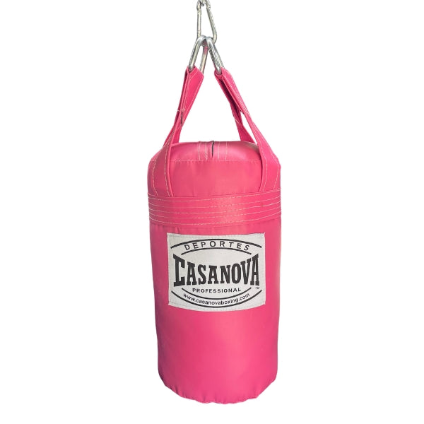 NEW) Casanova® Punching Bag - Leather - (15 LBS) Pink – Casanova