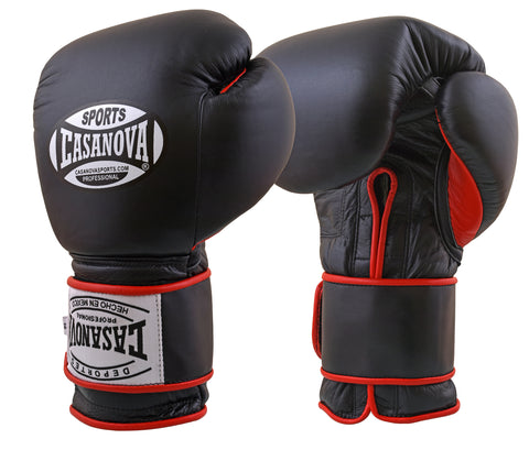  Casanova - Guantes de boxeo profesionales con cordones (rojo, 12  onzas) : Deportes y Actividades al Aire Libre