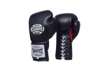 Casanova Boxing® Professional Lace Up Training Gloves - Black