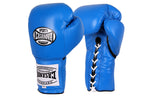 Casanova Boxing® Professional Lace Up Training Gloves - Blue