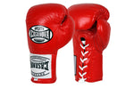Casanova Boxing® Professional Lace-Up Fight Gloves - Red